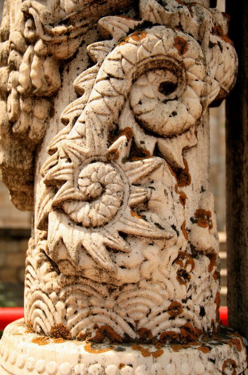 民國(guó)石雕精品：大連清泉寺漢白玉詩屏（民國(guó)） - 安東老王 - 福成中華